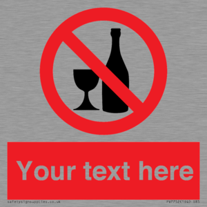 Custom prohibition no alcohol